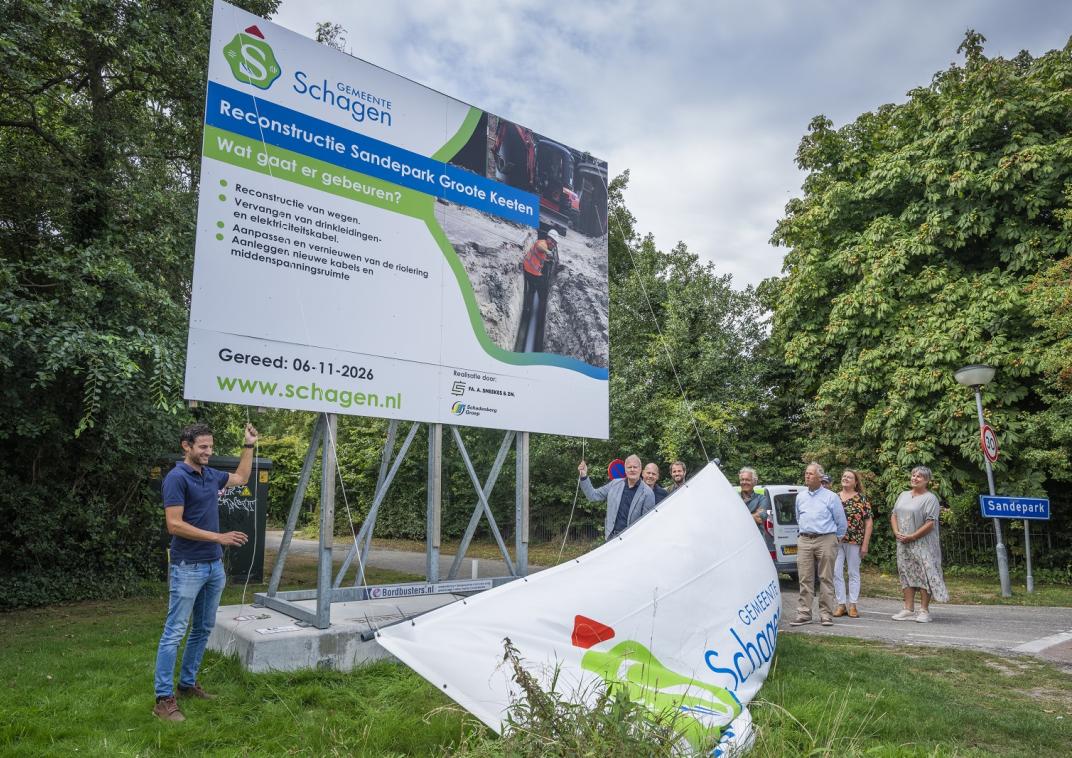 Onthulling bouwbord Sandepark