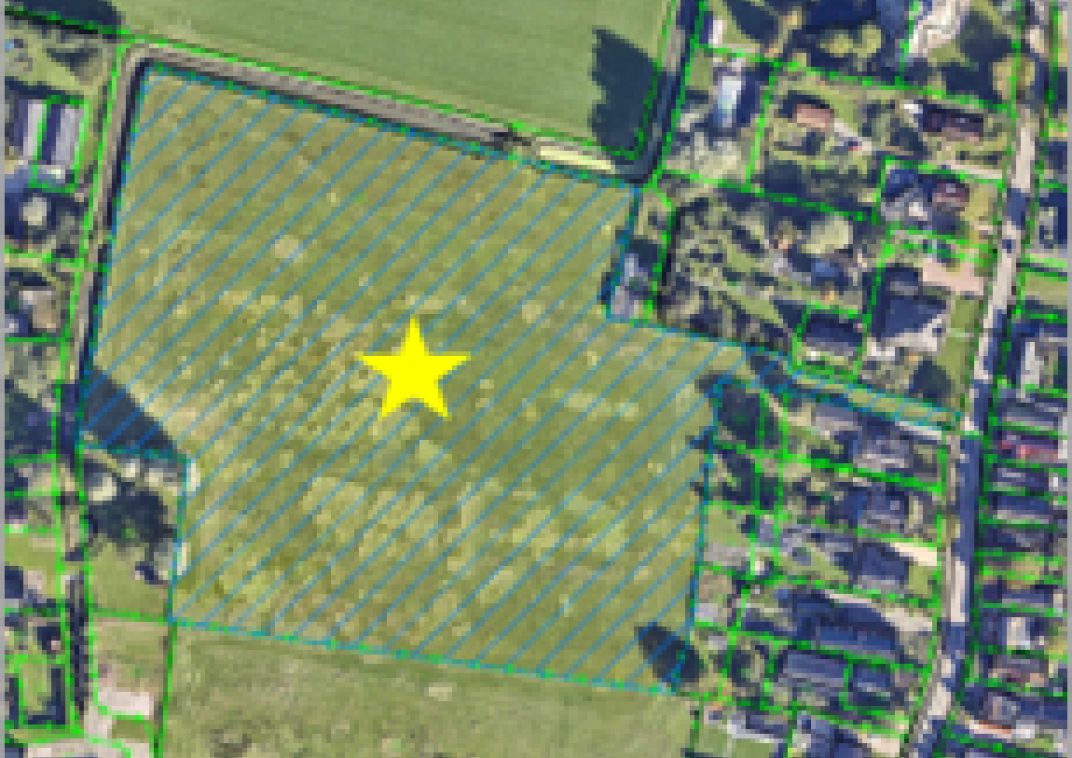 1 Perceel grasland achter de Oostwal in Warmenhuizen