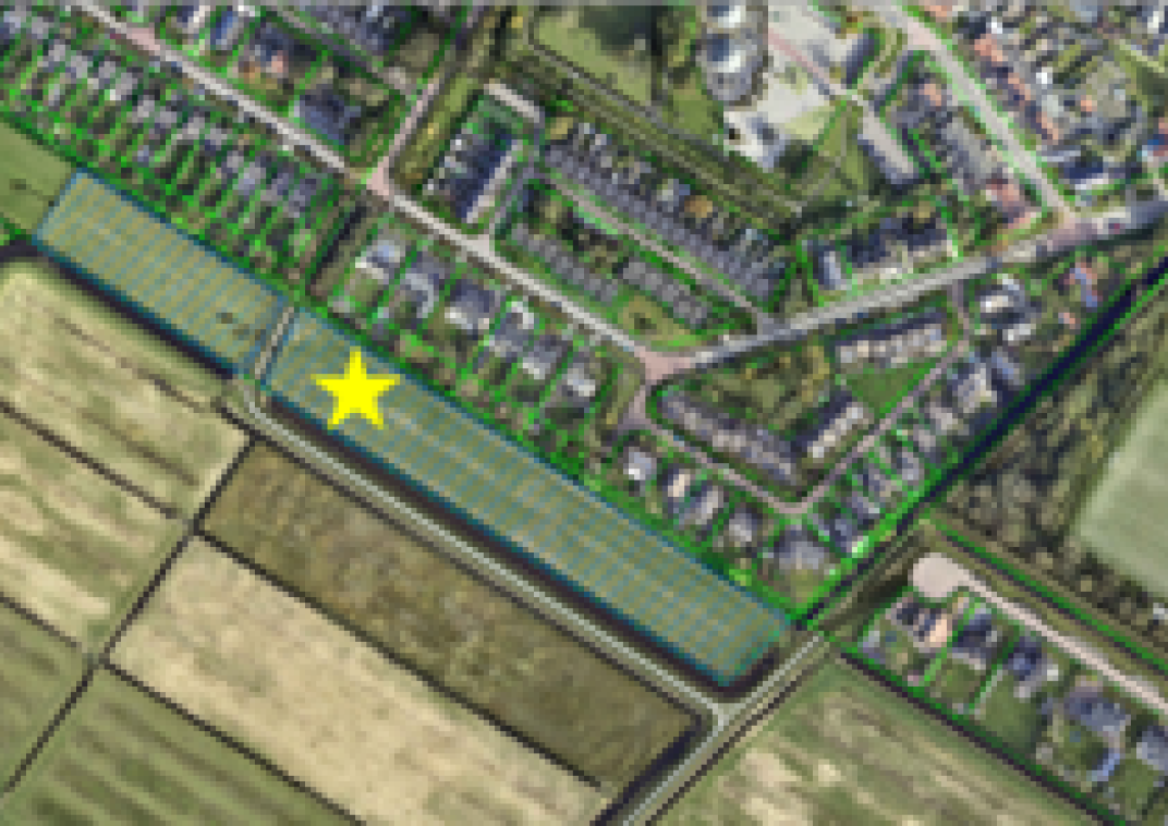 2 Percelen grasland achter de J.A. de Boerstraat in Schagerbrug