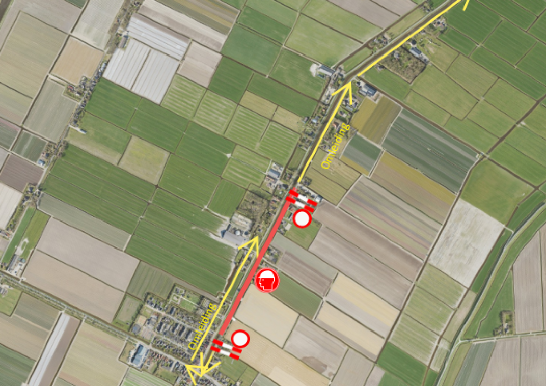 Omleiding Grote Sloot Sint Maartensbrug