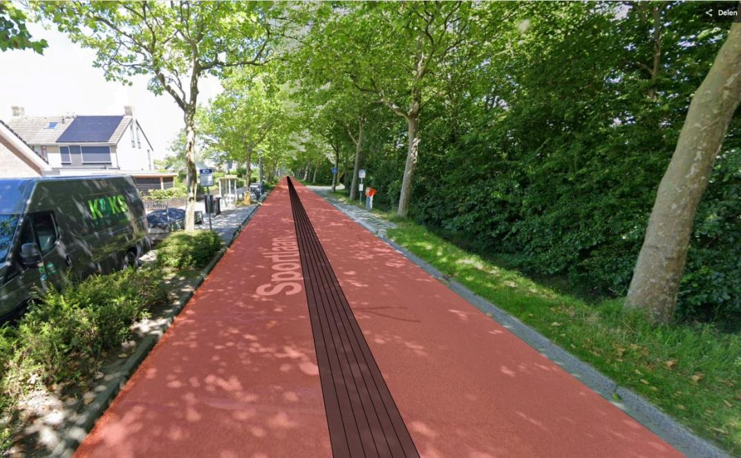 Sportlaan fietsstraat
