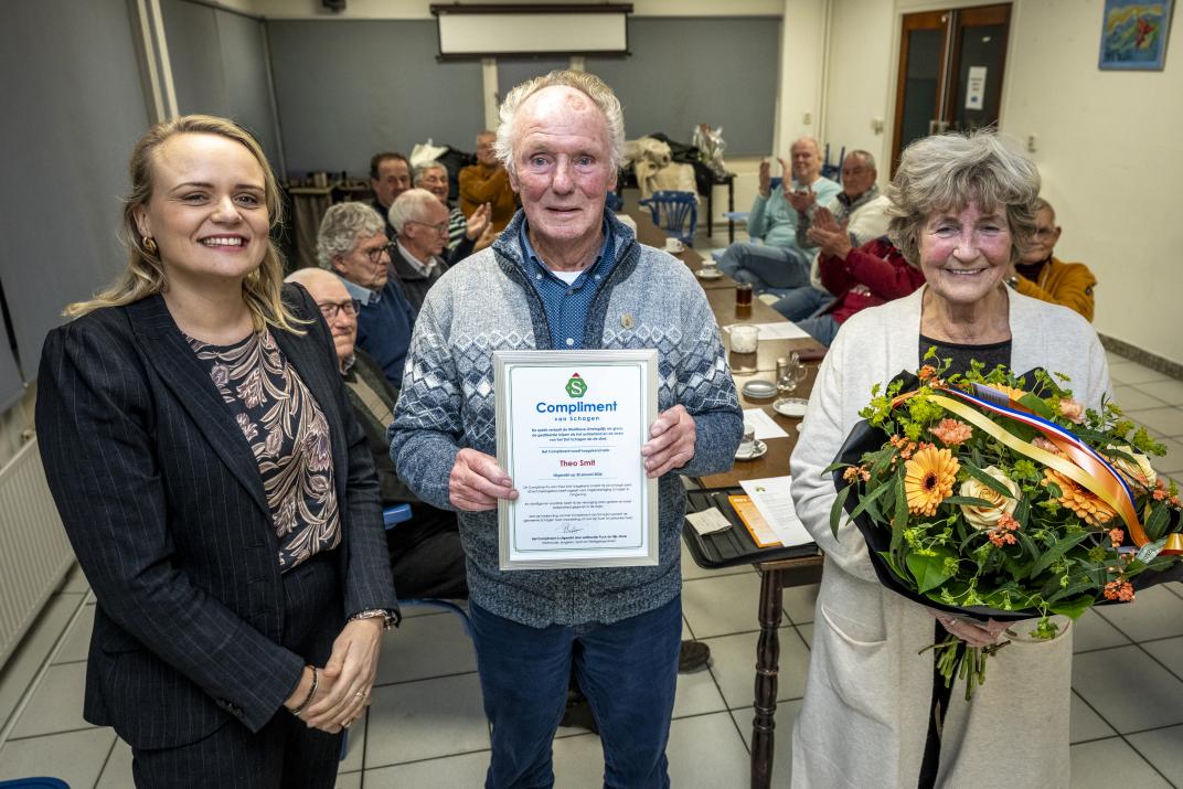 Schager compliment voor Theo Smit