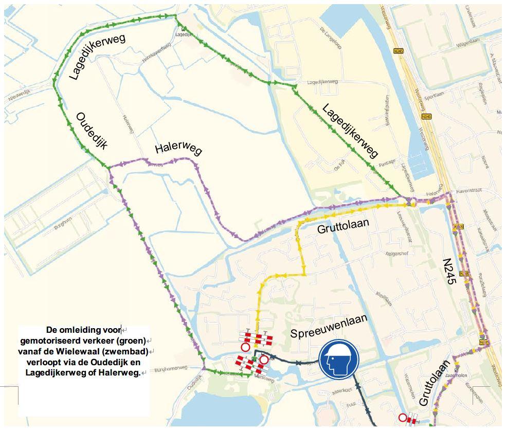 Omleidingsroute Spreeuwenlaan