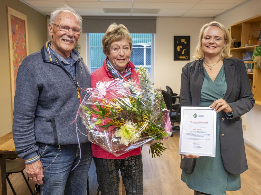 Schager compliment aan Han Ooosterling