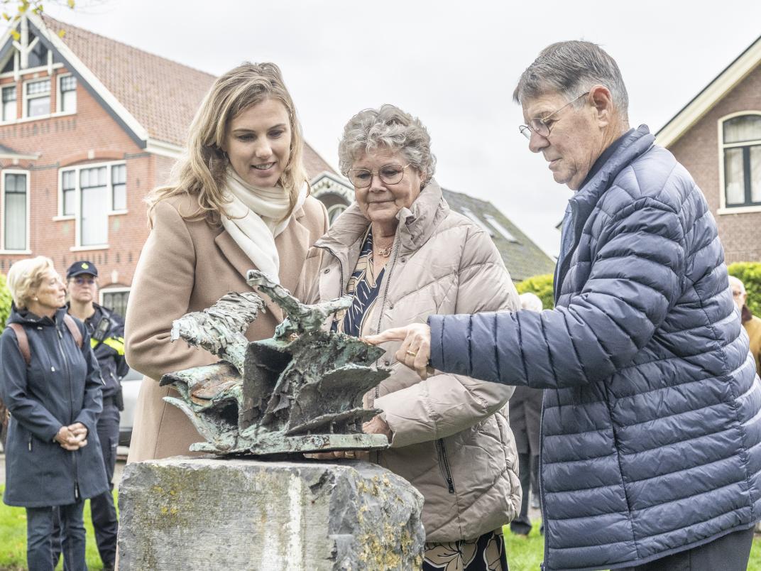 Onthulling gedenkteken Tanja Groen en Peter R. de Vries