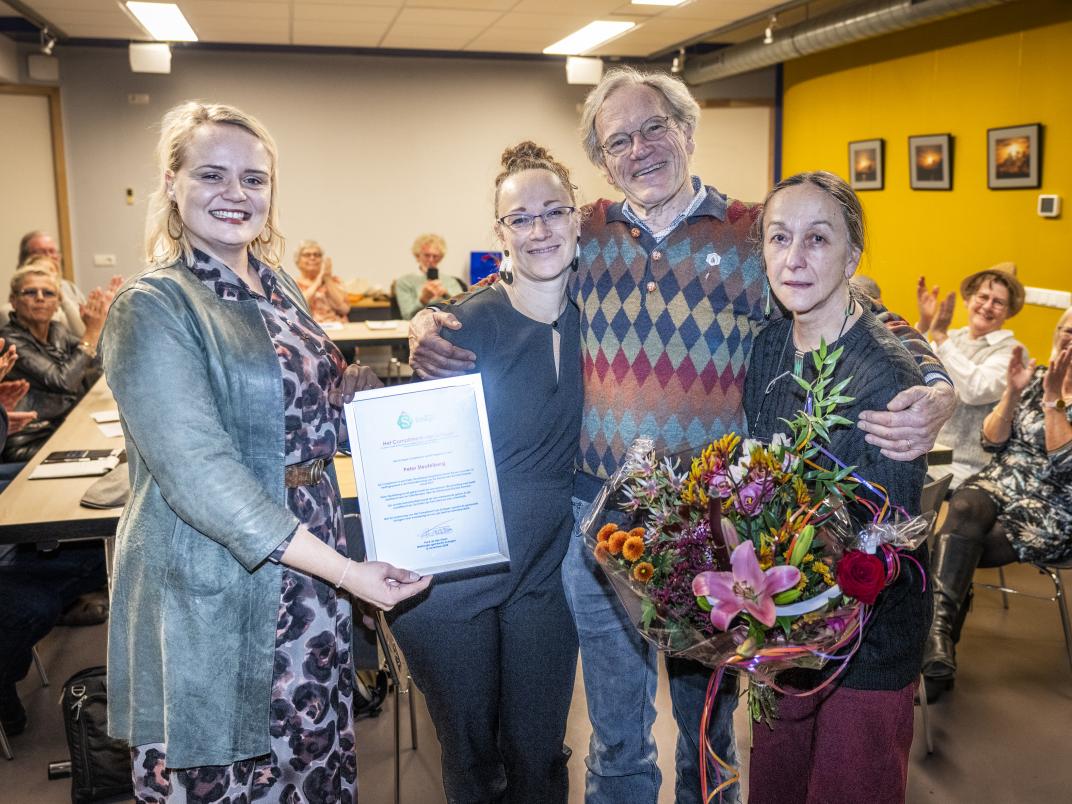 Het Schager Compliment voor Peter Sleutelberg