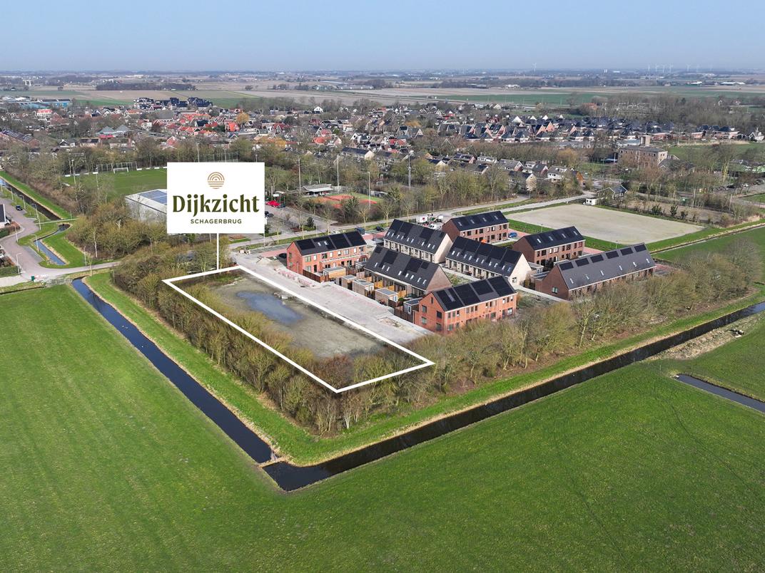 Nieuwbouw Dijkzicht van bovenaf