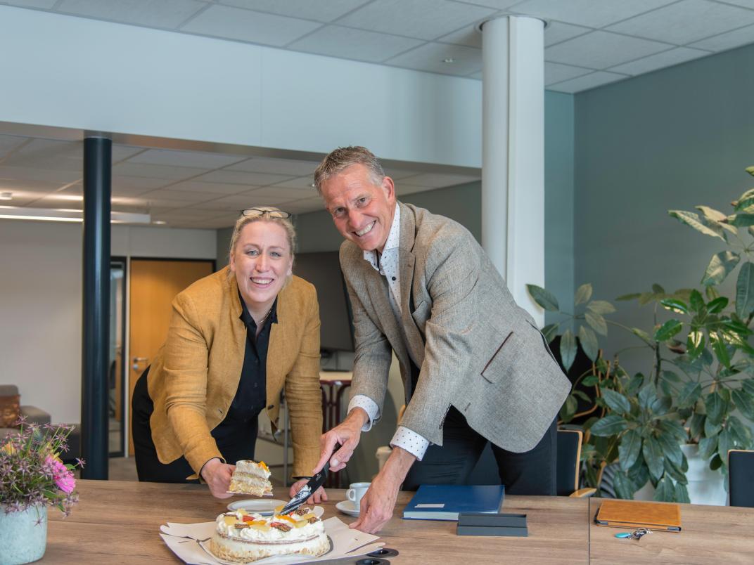 Ondertekening bernadette-plantsoen
