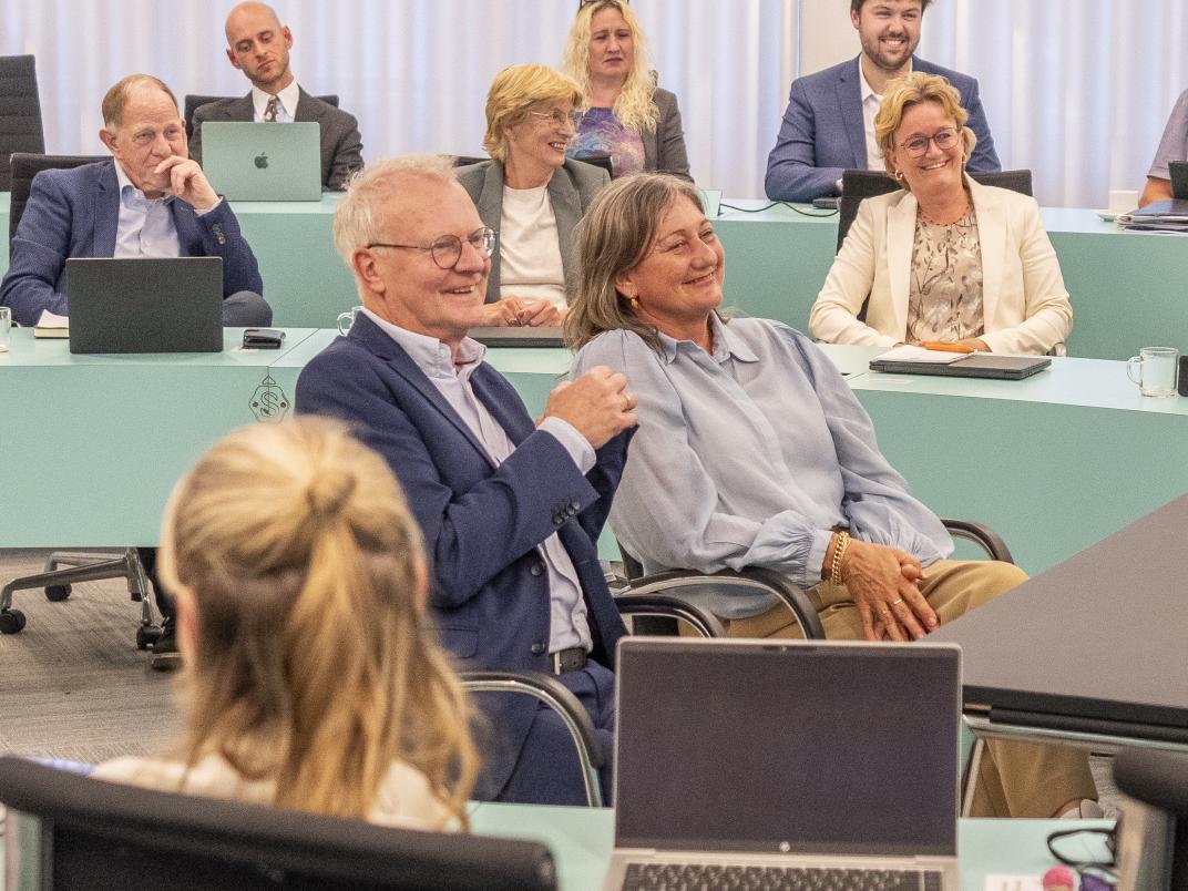 Uitreiking compliment