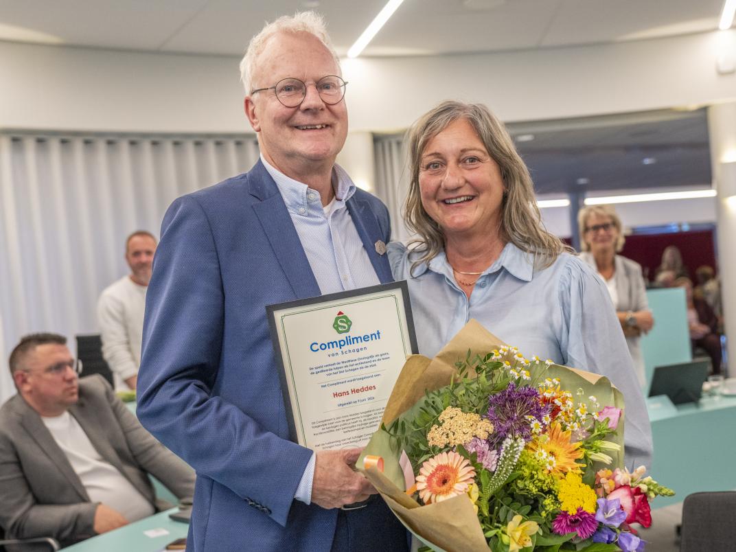 Uitreiking compliment