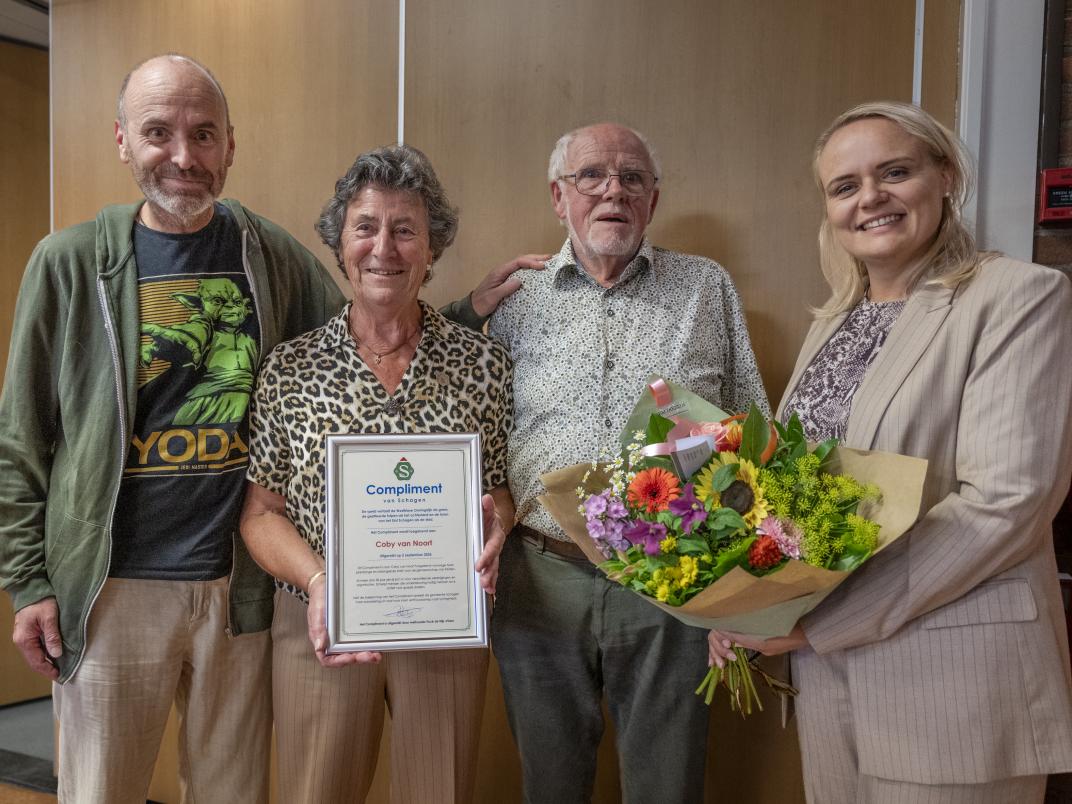 Uitreiking Compliment Coby van Noort