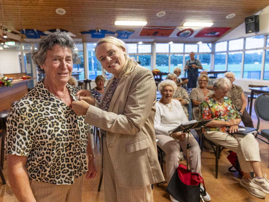 Uitreiking Compliment Coby van Noort