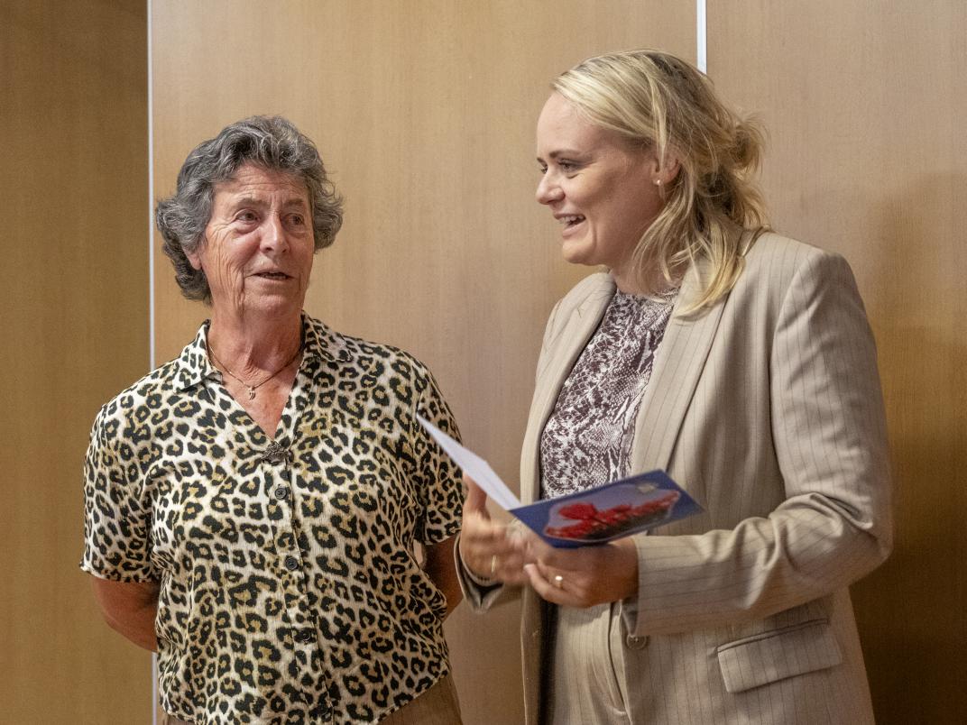 Uitreiking Compliment Coby van Noort